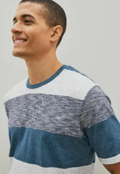 Next STRIPE STANDARD - T-Shirt Print - Blue Marl 8 Next STRIPE STANDARD - T-Shirt Print - Blue Marl -Sommerkleidung Für Herren af246fd319854604a5be61cbb5f055d8