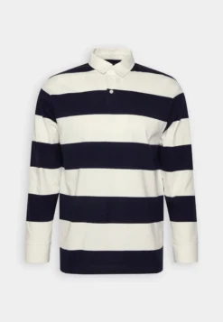 TOM TAILOR Denim RELAXED STRIPE - Poloshirt - Navy -Sommerkleidung Für Herren b056e35c7e7a48e1b7376c866a566d04