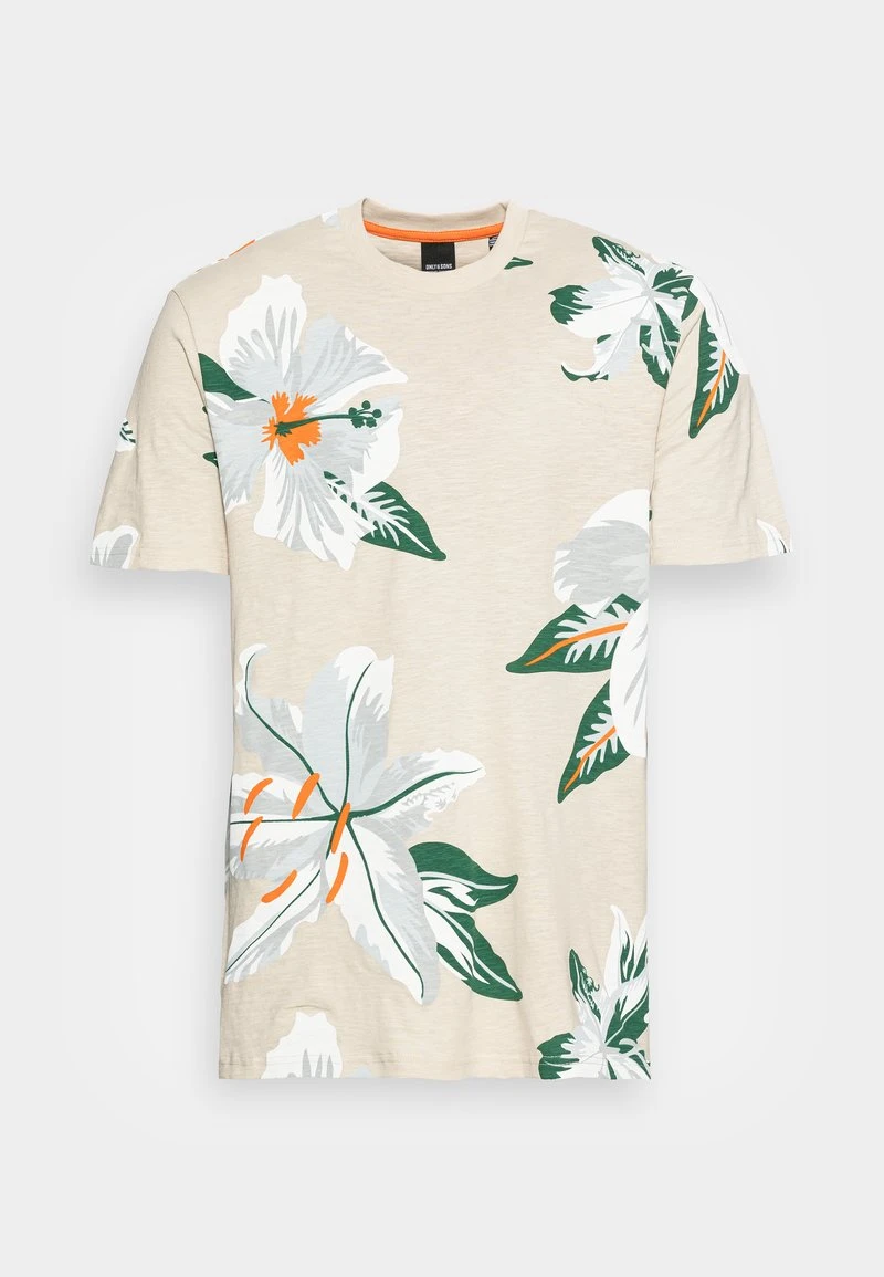 Only & Sons ONSKLOP FLORAL TEE - T-Shirt Print - Beige 4 Only & Sons ONSKLOP FLORAL TEE - T-Shirt Print - Beige – Bild 4