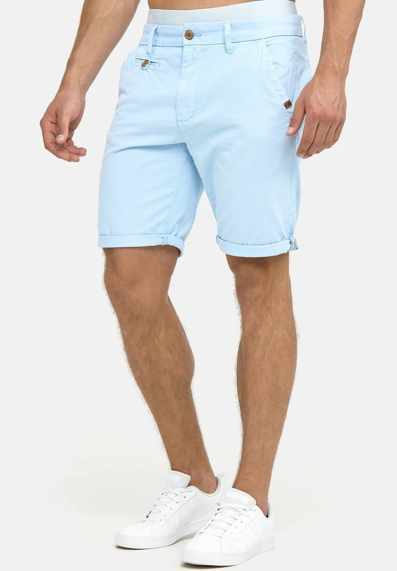 Indicode Jeans CASUAL FIT - Shorts - Blau Palace Blue 4 Indicode Jeans CASUAL FIT - Shorts - Blau Palace Blue – Bild 4