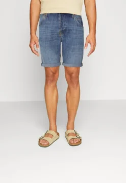 Jack & Jones JJIRICK JJFOX - Jeans Shorts - Medium Blue Denim
