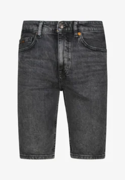 Boss DELAWARE - Jeans Shorts - Anthrazit