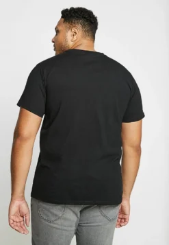 URBAN CLASSICS CHECK PANEL TEE PLUS SIZE - T-Shirt Print - Black/white 8 URBAN CLASSICS CHECK PANEL TEE PLUS SIZE - T-Shirt Print - Black/white -Sommerkleidung Für Herren c787192385d04276bb93a7477ee82feb