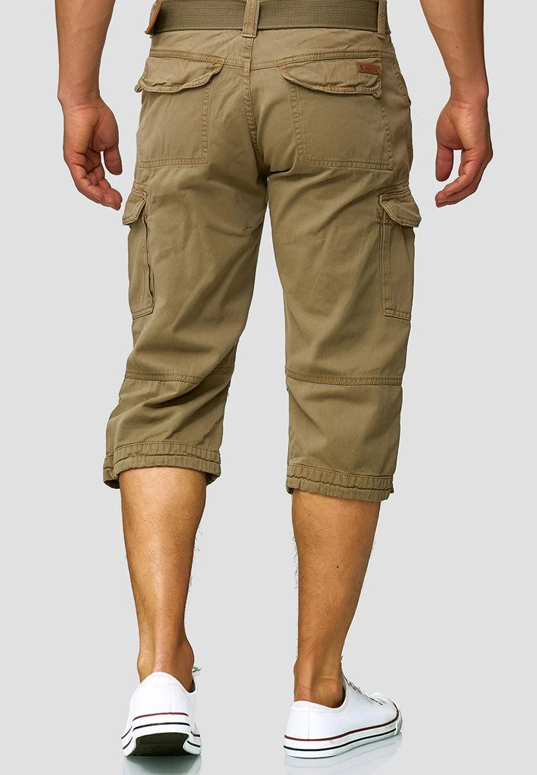 Indicode Jeans MIT GÜRTEL NICOLAS - Shorts - Greige 3 Indicode Jeans MIT GÜRTEL NICOLAS - Shorts - Greige – Bild 3