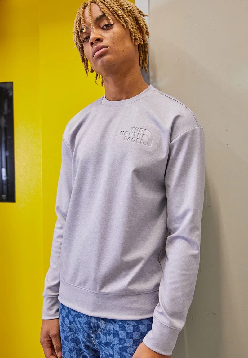 The North Face SPACER AIR CREW - Langarmshirt - Light Grey Heather 1 The North Face SPACER AIR CREW - Langarmshirt - Light Grey Heather