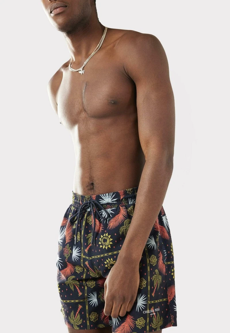 TILE PALM - Badeshorts - Navy 5 TILE PALM - Badeshorts - Navy – Bild 5