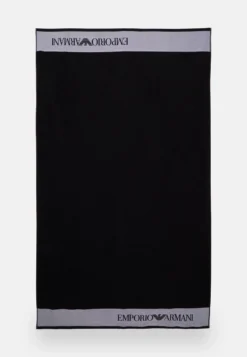 Emporio Armani TOWEL - Strandtuch - Nero/black