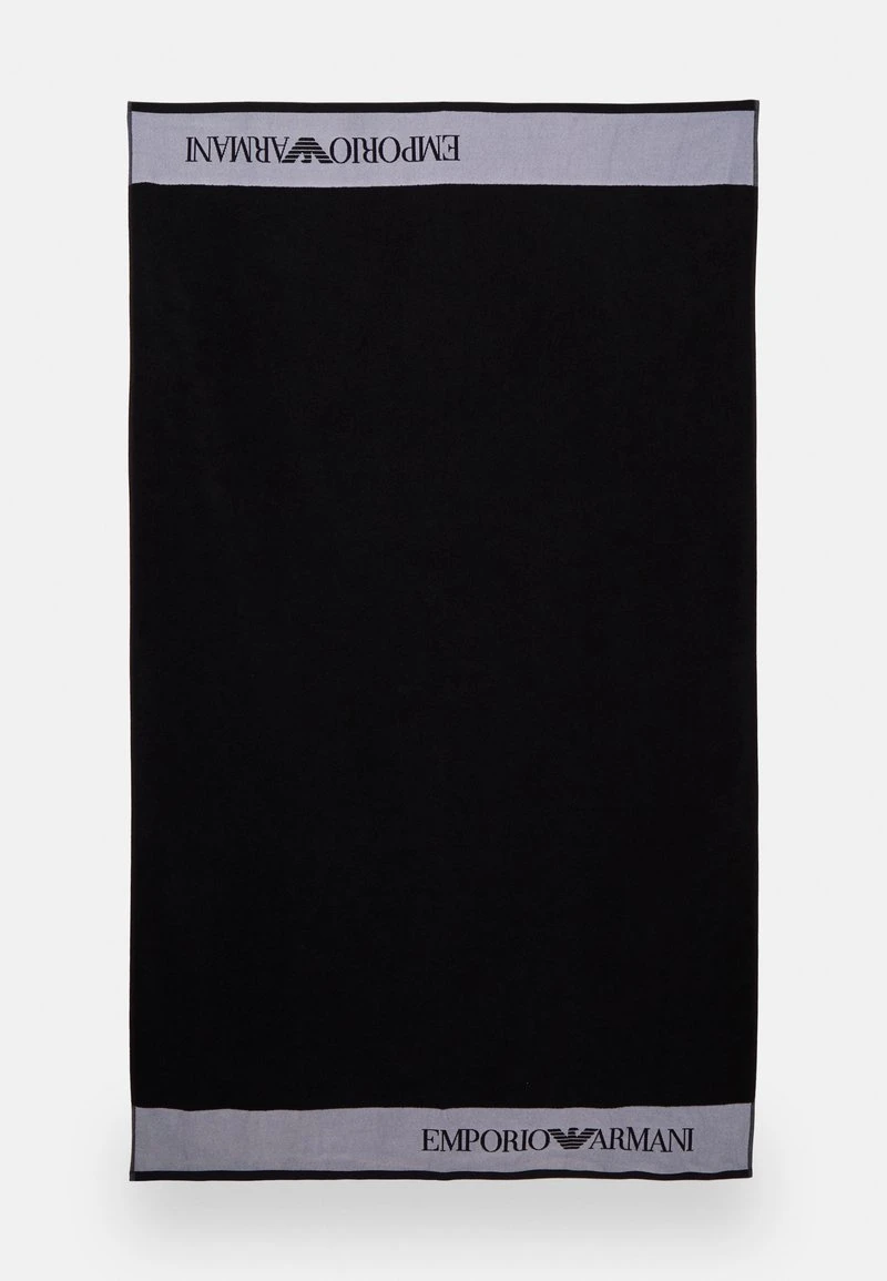 Emporio Armani TOWEL - Strandtuch - Nero/black 1 Emporio Armani TOWEL - Strandtuch - Nero/black