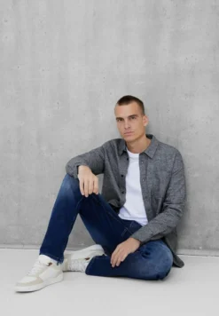 Hemd - Grau -Sommerkleidung Für Herren d5537ca33a6c4e4d9bc8b71ab0731d4a