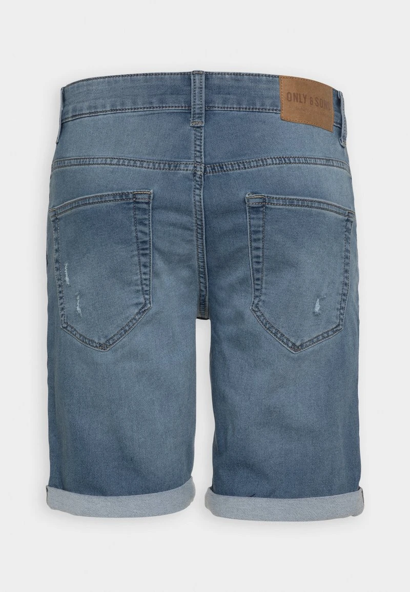 Only & Sons ONSPLYJOGG - Jeans Shorts - Light Blue Denim 6 Only & Sons ONSPLYJOGG - Jeans Shorts - Light Blue Denim – Bild 6