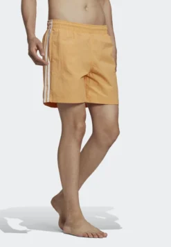 Adidas Originals ADICOLOR CLASSICS 3-STRIPES SWIM SHORTS - Badeshorts - Orange