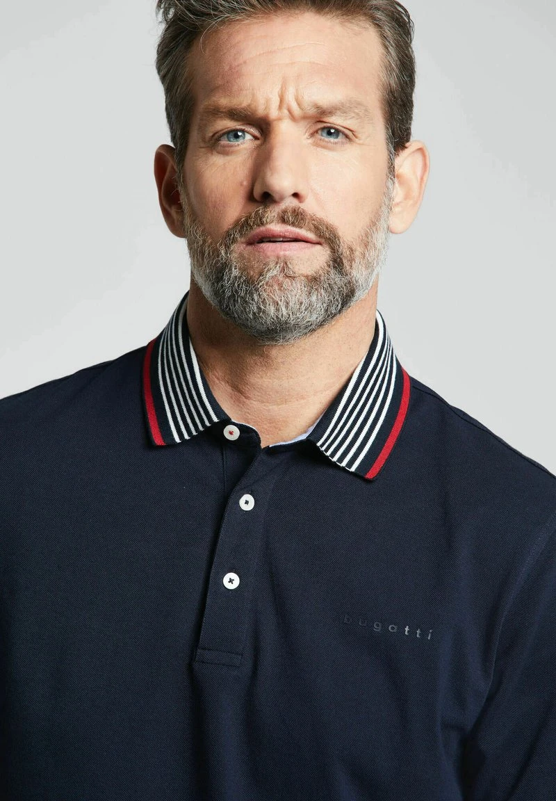 Bugatti KLASSISCHES - Poloshirt - Marine 4 Bugatti KLASSISCHES - Poloshirt - Marine – Bild 4