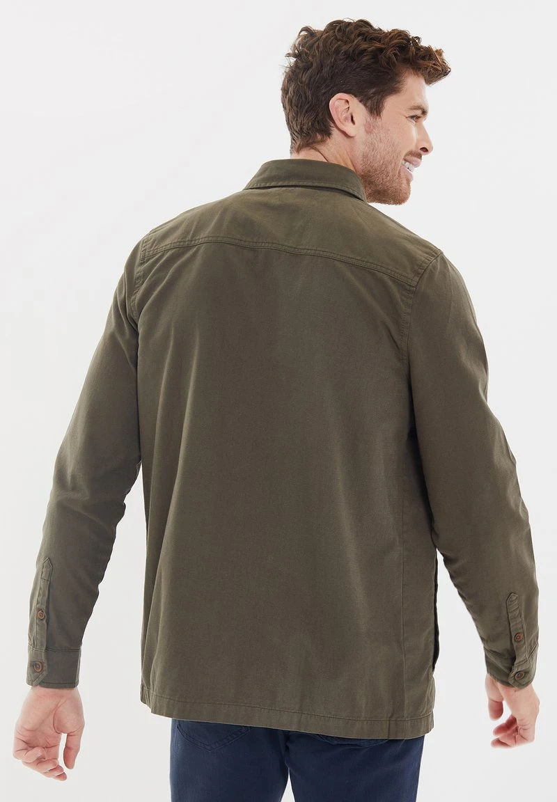 Threadbare THB LSLV DRUPE - Hemd - Khaki 3 Threadbare THB LSLV DRUPE - Hemd - Khaki – Bild 3