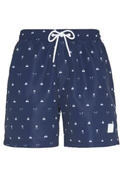 URBAN CLASSICS PATTERN SWIM SHORTS - Badeshorts - Dark Blue 9 URBAN CLASSICS PATTERN SWIM SHORTS - Badeshorts - Dark Blue -Sommerkleidung Für Herren ec65b7ac92424d75a60171881c971126