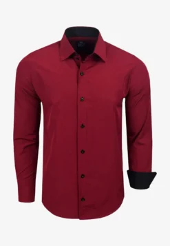 FREIZEIT-HEMD - Hemd - Bordo