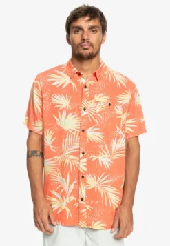 Quiksilver RIPPED UP - KURZÄRMLIGES - Hemd - Fresh Salmon Ripped Up