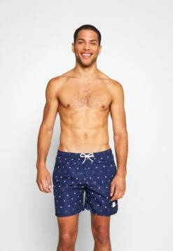 URBAN CLASSICS PATTERN SWIM SHORTS - Badeshorts - Dark Blue 10 URBAN CLASSICS PATTERN SWIM SHORTS - Badeshorts - Dark Blue -Sommerkleidung Für Herren fd453ef6959f423c802c1e384f2721fb 1