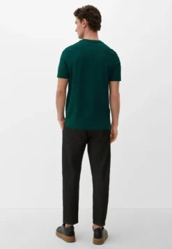 S.Oliver MIT LOGO STICKEREI - T-Shirt Basic - Tannengrün -Sommerkleidung Für Herren fe09876e733640a19bfe26929209a284